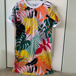 Adidas originals floral dress